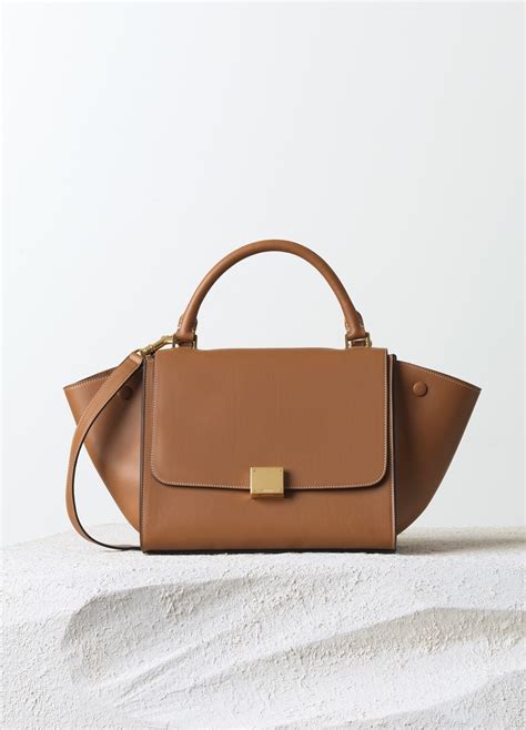 celine trapeze bag small size|celine shopper bag.